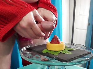 Rikki Ocean Leaks Fresh Cream for Her Strawberry Shortcake